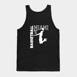 Miami Basketball Player Dunk Dunking T-Shirt and more Tank Top